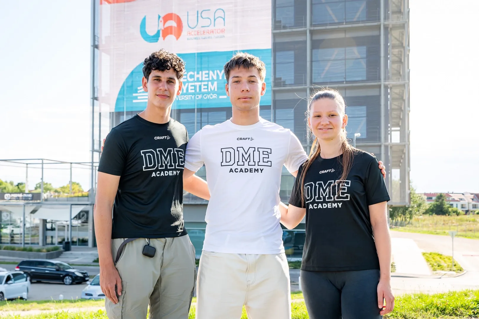 According to Balázs Szigeti, Zoltán Léránt and Tekla Kiss, students of Kazinczy Ferenc Secondary School in Győr, the trip to the United States further strengthened their determination to continue their studies at Széchenyi István University in the future and to carry on what they have already started as high school students. (Photo: András Adorján)